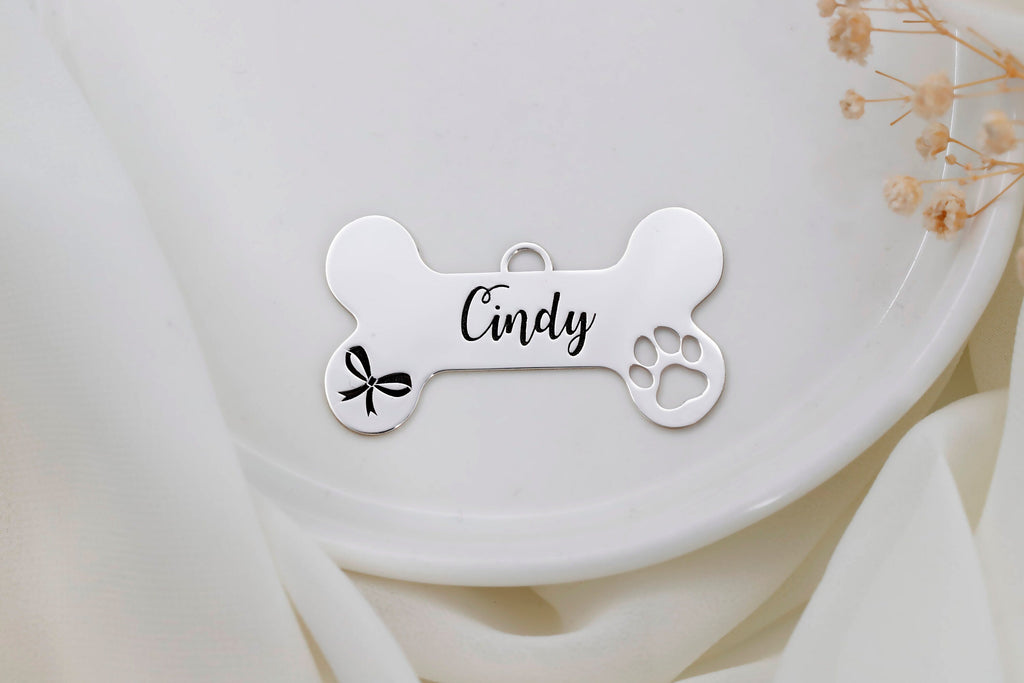 Sterling Silver Personalized Pet ID Tag