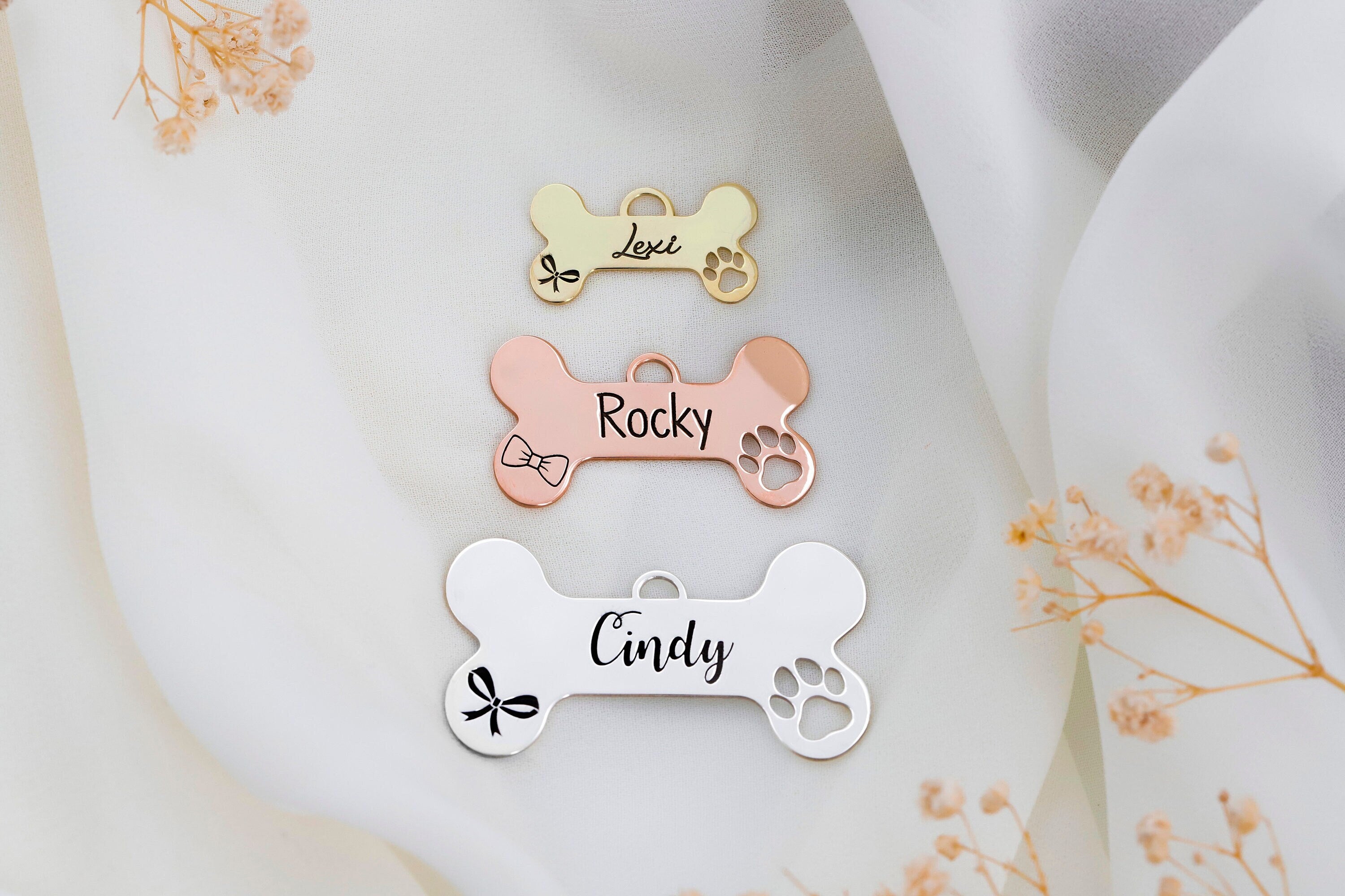 Sterling Silver Personalized Pet ID Tag